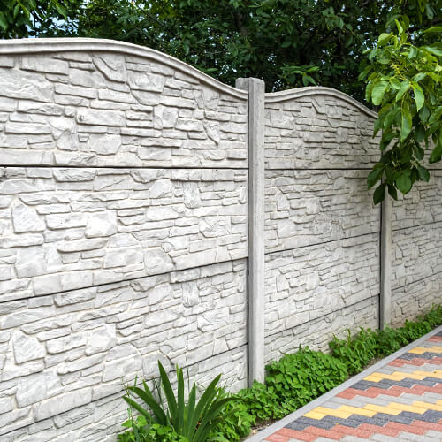 MBC :  clôture en maçonnerie